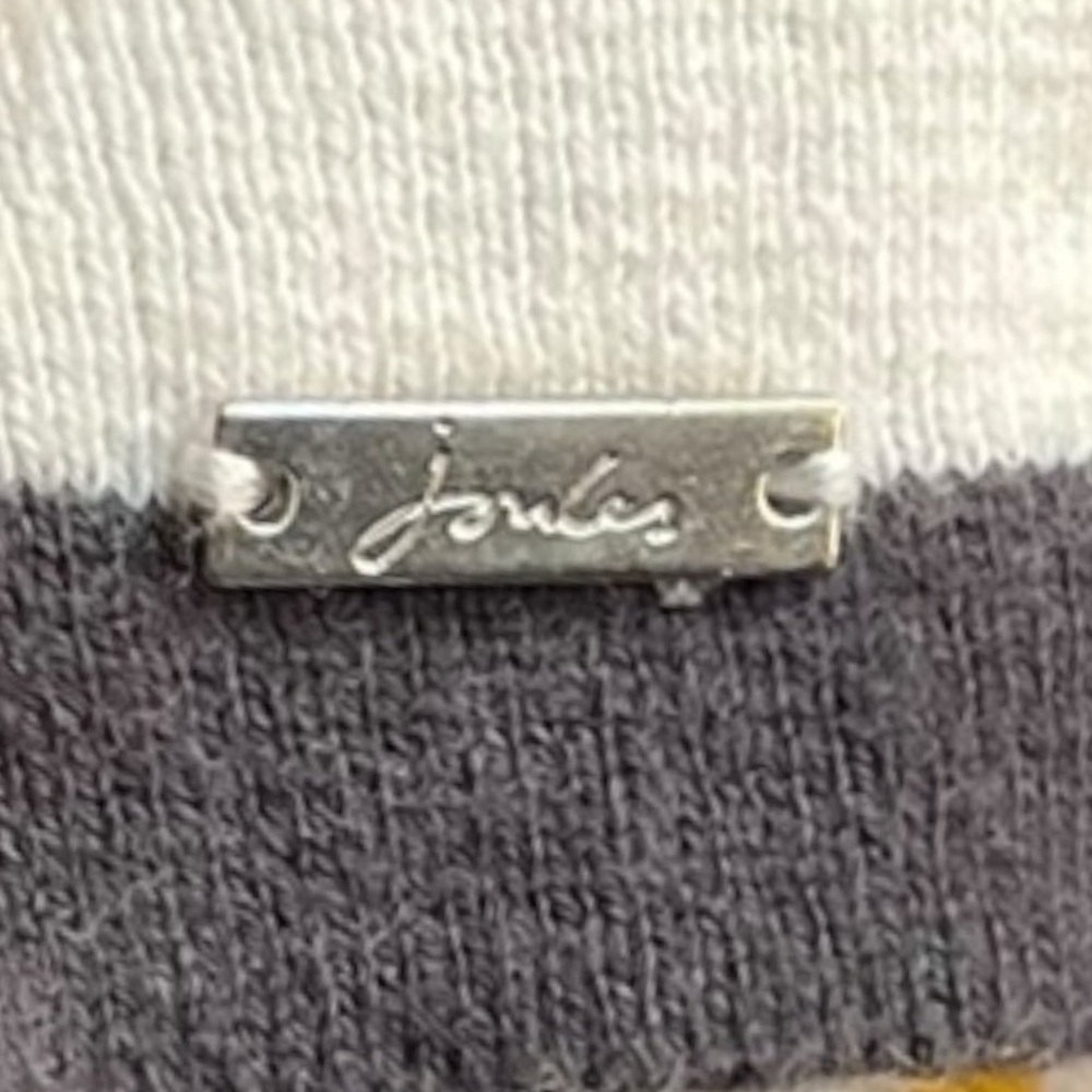 🌻Joules Uma Multicolor Stripe Cotton Wool Blend Knit Pullover Sweater Size 6 - Picture 9 of 10